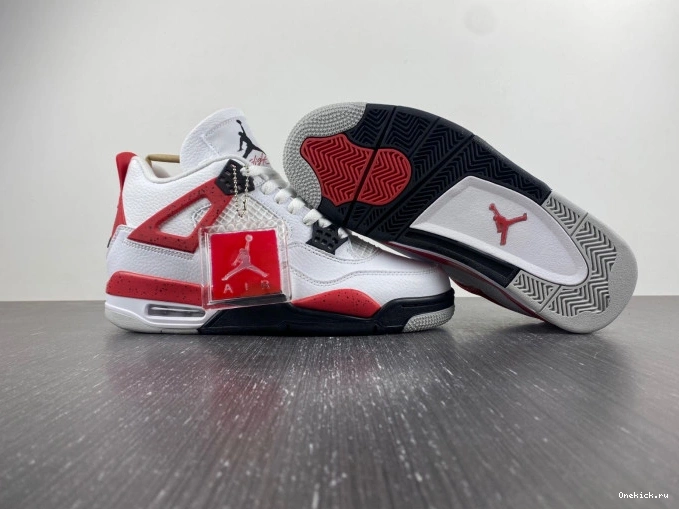One Kick Cement Red Jordan DH6927-161 Air 4 0818